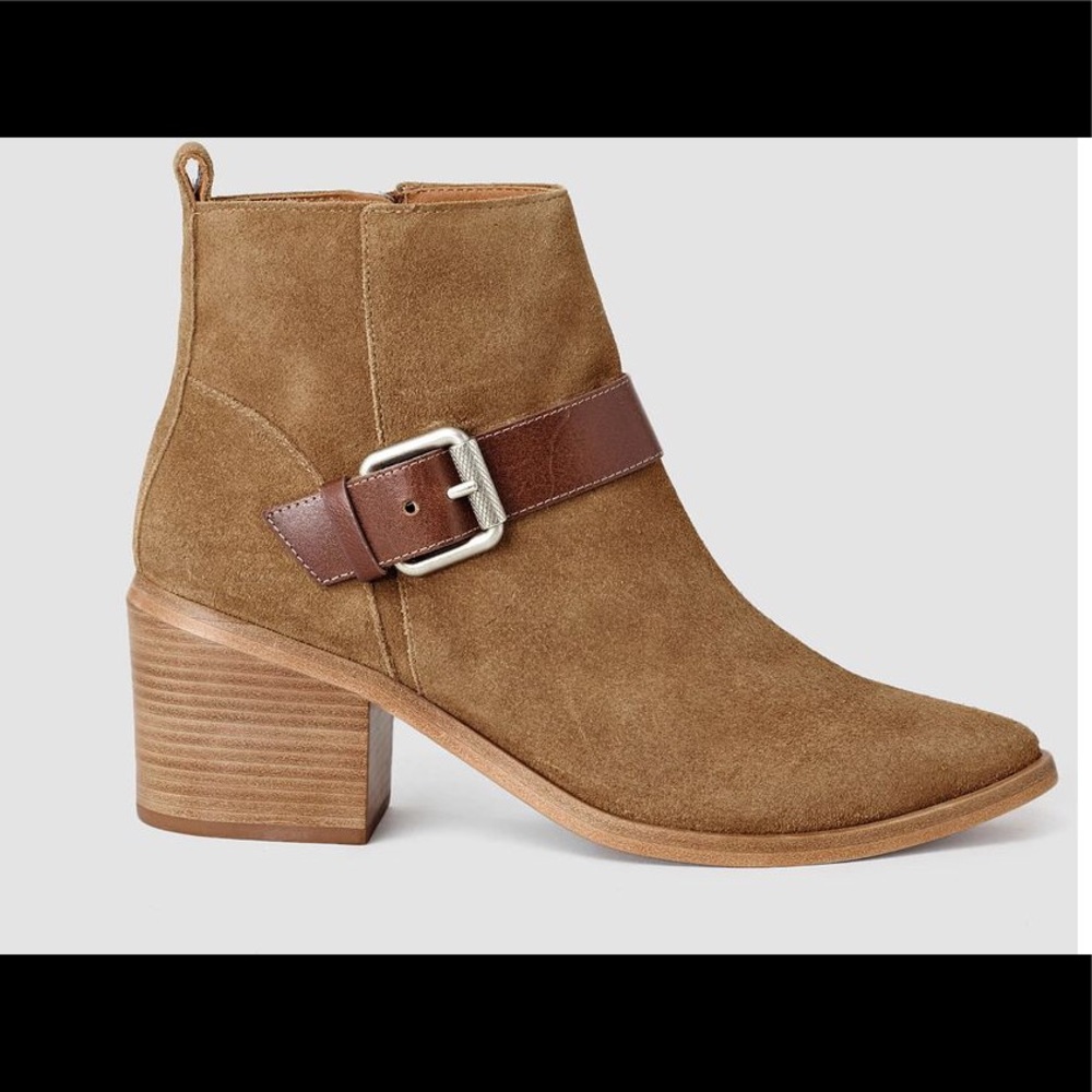 All saints suede Jason boots